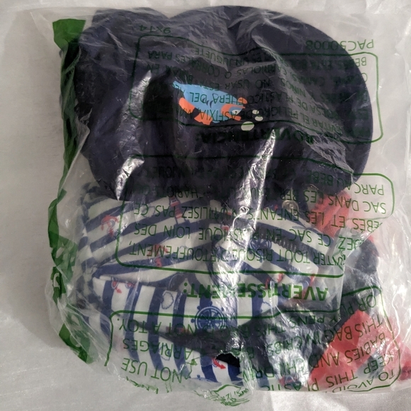 Baby One Piece Swimsuit with Sun Hat. 0-3 Months. Blue, Red, Whit… - Picture 7 of 9